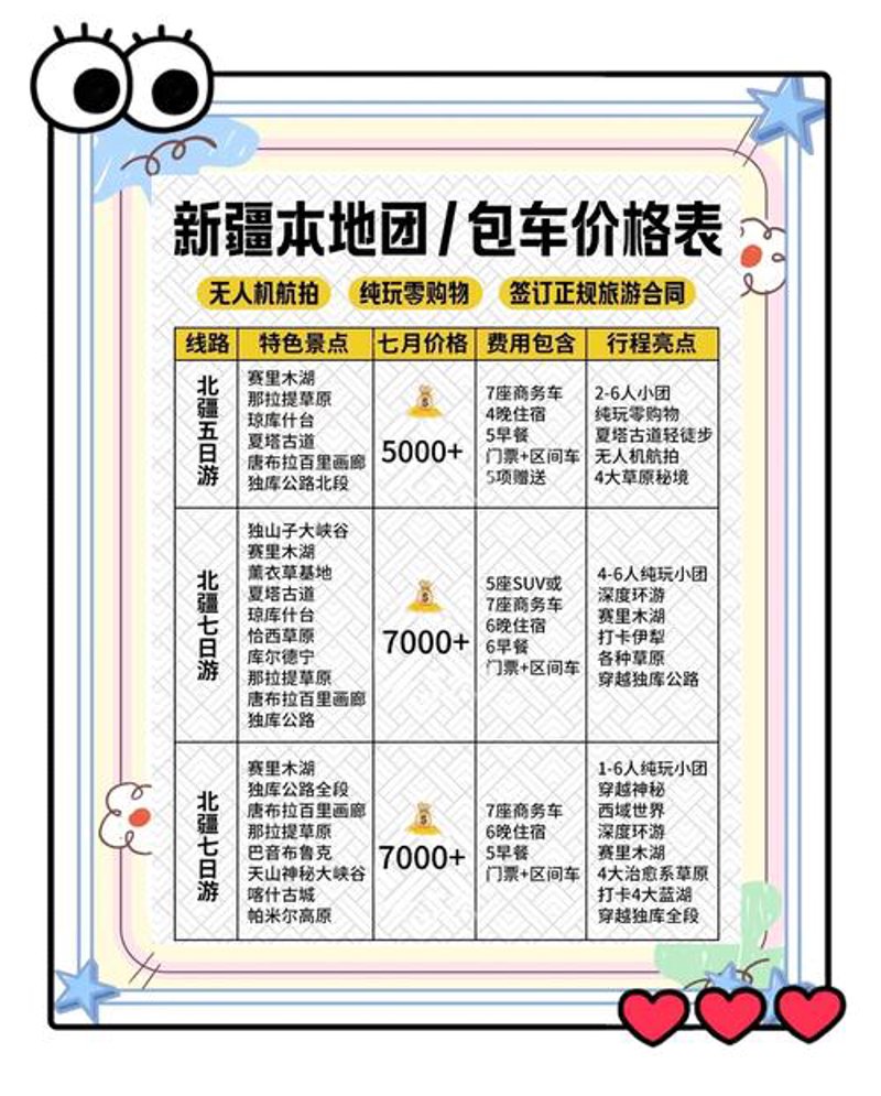 新疆纯玩团